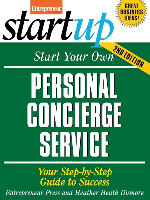 Cover image for Start Your Own Personal Concierge Service